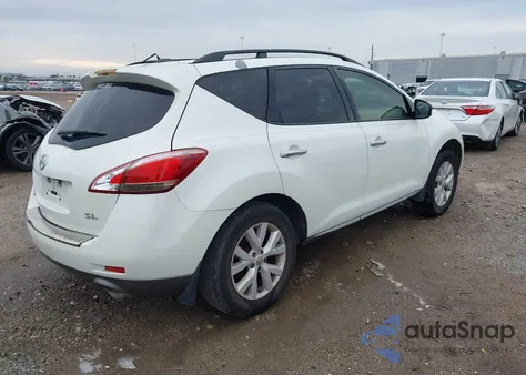 2012 Nissan Murano Sl from USA, damaged, VIN JN8AZ1MU6CW114510
